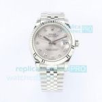 EW Rolex Datejust 31 Ladies Replica Watch Silver Diamond Dial Jubilee Bracelet